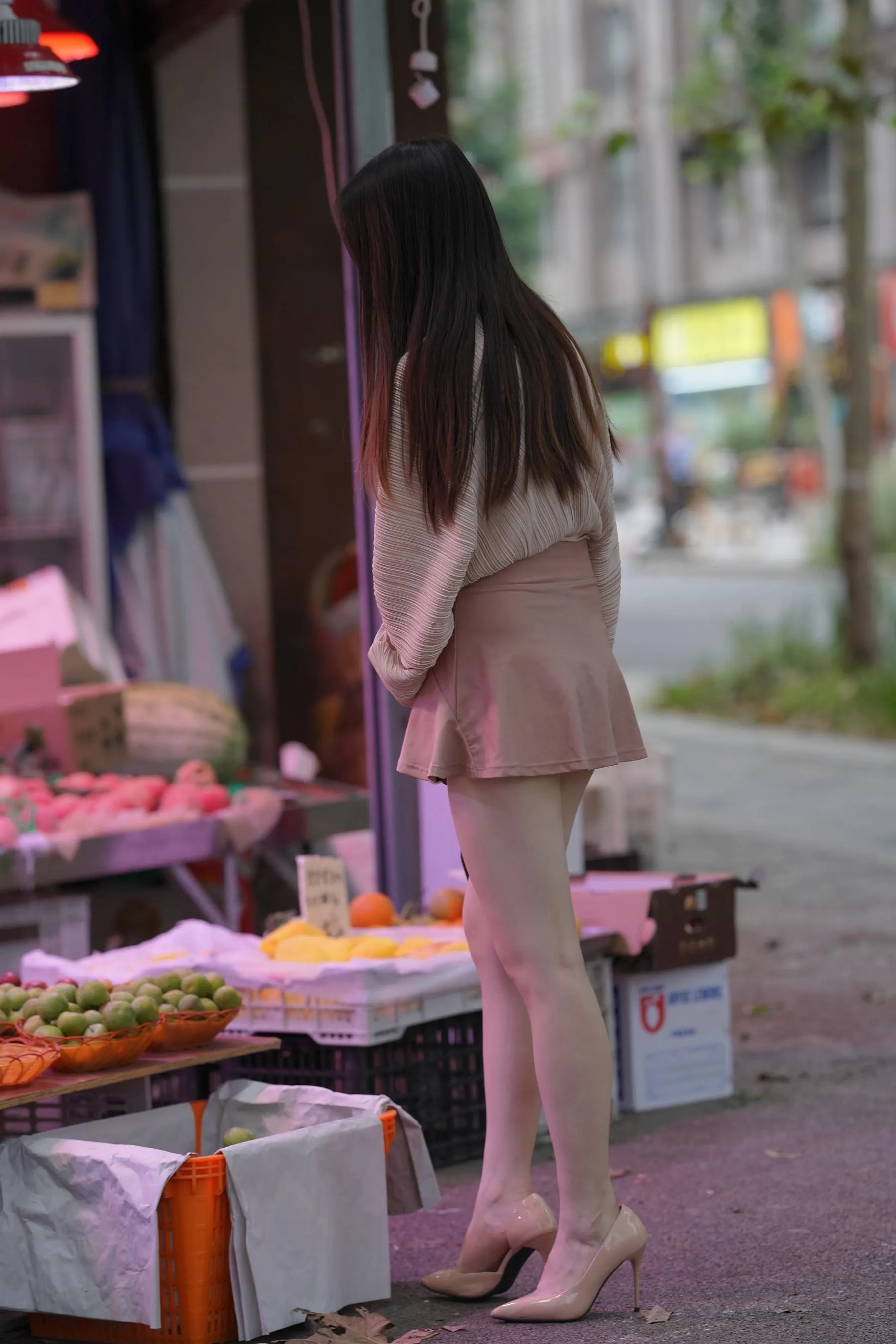 魔镜街拍 NO.167 可爱的粉色短裙小姐姐 [495P]插图2